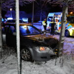 Plaatselijk gladde wegen: auto botst tegen boom in Rottum