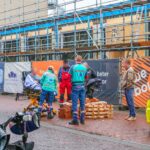 Bouwvakker gewond na vallende pallet met stenen