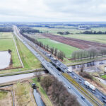 Rijbaan dicht op A7 tussen Beetsterzwaag en Luxwoude