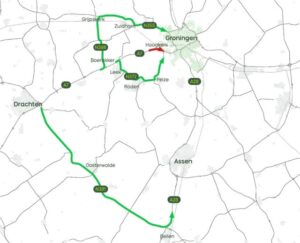 Afsluiting A7 bij Hoogkerk komend weekend