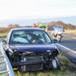 N381 richting Drachten afgesloten door ongeval