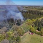 Natuurbrand tijdig geblust in Oranjewoud