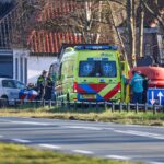 Scooterrijdster gewond bij ongeval met bedrijfswagen