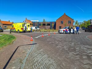 Fietsster gewond na botsing met auto in Gorredijk