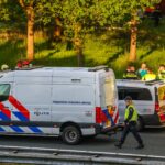 A7 tussen Terwispel en Drachten afgesloten door incident