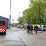 Brand in plafond werkplaats Bakkeveen