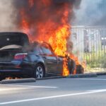Felle brand verwoest auto in Drachten
