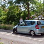 Wiel breekt af van auto in Heerenveen
