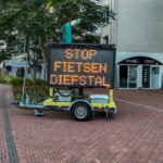 Gemeente plaatst matrixborden tegen fietsdiefstal