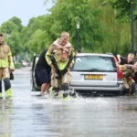 Barst de regenbui van de eeuw los in Smallingerland? 'Bijna 350 huizen op kwetsbare plek'