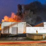 Zeer grote brand in gebouw Royal Smilde Heerenveen
